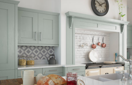 clonmel-knotty-oak-painted-light-blue-kitchen-cabinets-overmantle